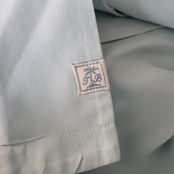 Tommy Bahama Mens Blue Sz S 100% Silk Buttoned Camp Short Sleeve Collared Top - Picture 10 of 14